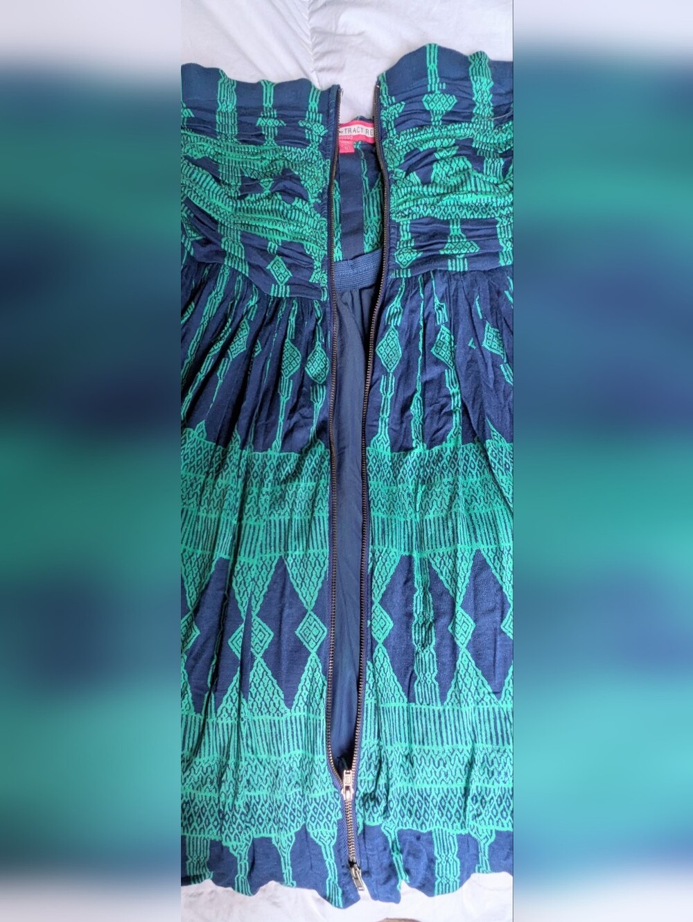 Pre-owned Plenty by Tracy Reese Strapless Ruched Sundress Size S/M? - Picture 4 of 10
